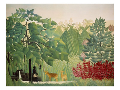 Henri Rousseau Waterfall